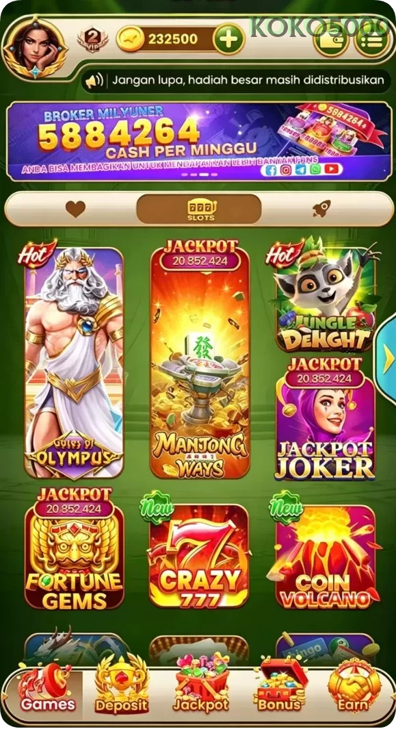Screenshot Space Fortune nomor 1