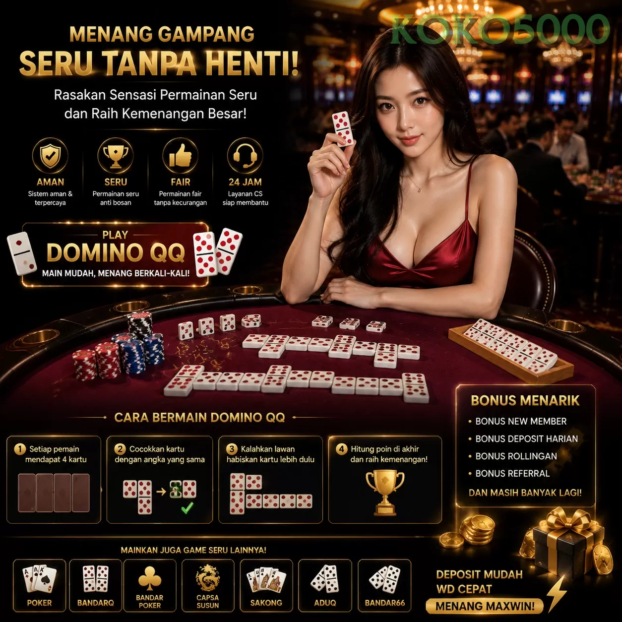 Login koko5000 Sekarang Bonus Melimpah